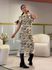 Vestido Malu Tricot Nude E Preto