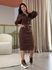 Vestido Catarina Marrom