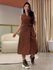 Vestido Hana Marrom