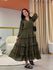 Vestido Aline Verde Militar