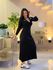 Vestido Emily Preto E Branco