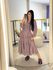 Vestido Aline Marrom Floral