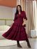 Vestido Aline Bordo