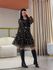 Vestido Bianca Preto Leopardo