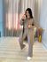 Conjunto Valentina Tricot 3 Peças Capuccino