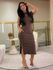 Vestido Isis Café