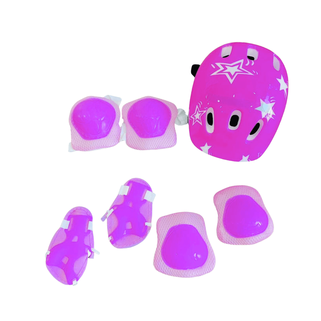 Kit Capacete Cotoveleira Joelheira Infantil Bike S... - Dani Brinquedos