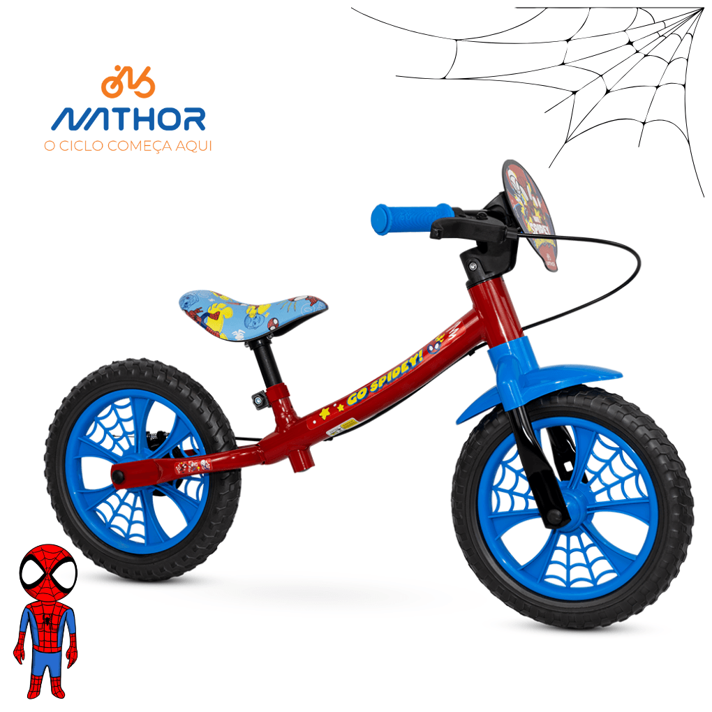  BICICLETA BALANCE EQUILIBRIO SPIDER - Dani Brinquedos