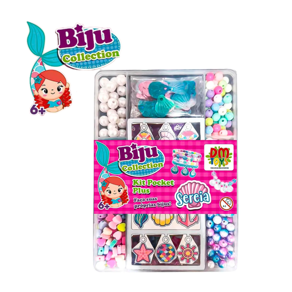 Biju Collection – Kit Pocket Plus Sereia - Dani Brinquedos