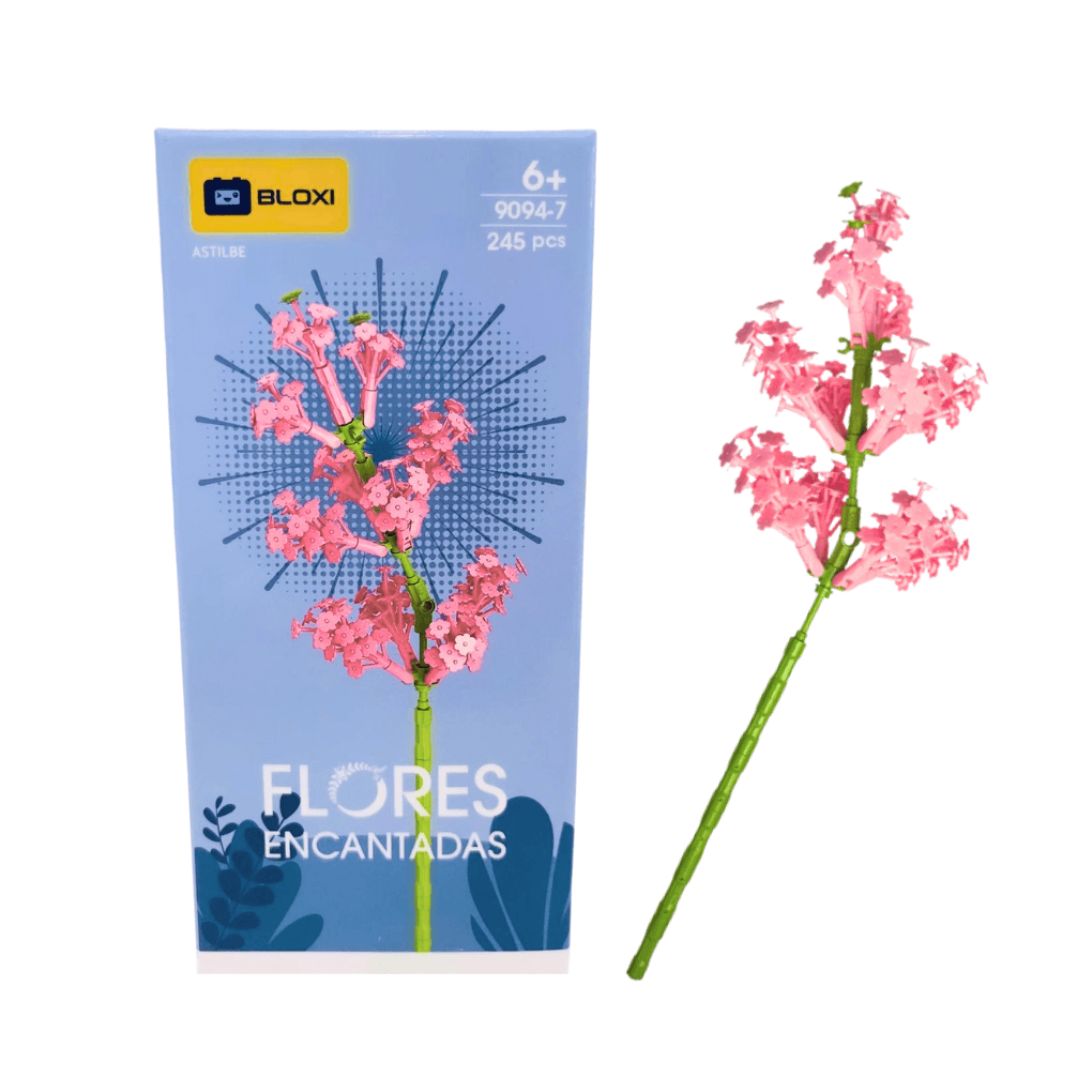 Flores Encantadas de montar Bloxi - Astilbe (245 p... - Dani Brinquedos