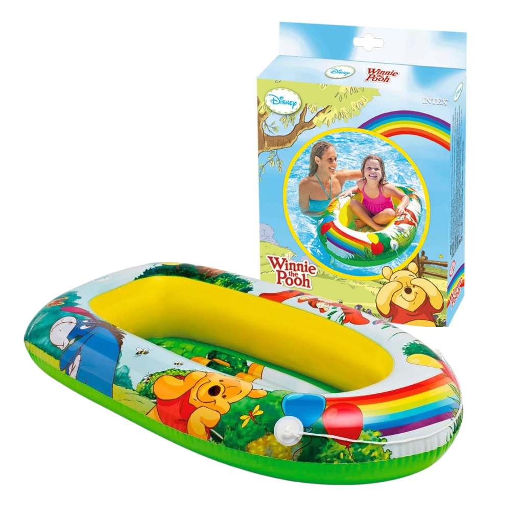 Bote Inflável Infantil Ursinho Pooh - Dani Brinquedos