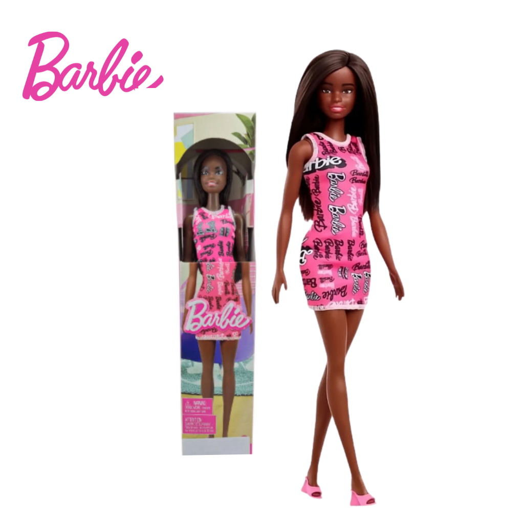  Boneca Barbie Fashion Doll 30 Cm Negra Original M... - Dani Brinquedos
