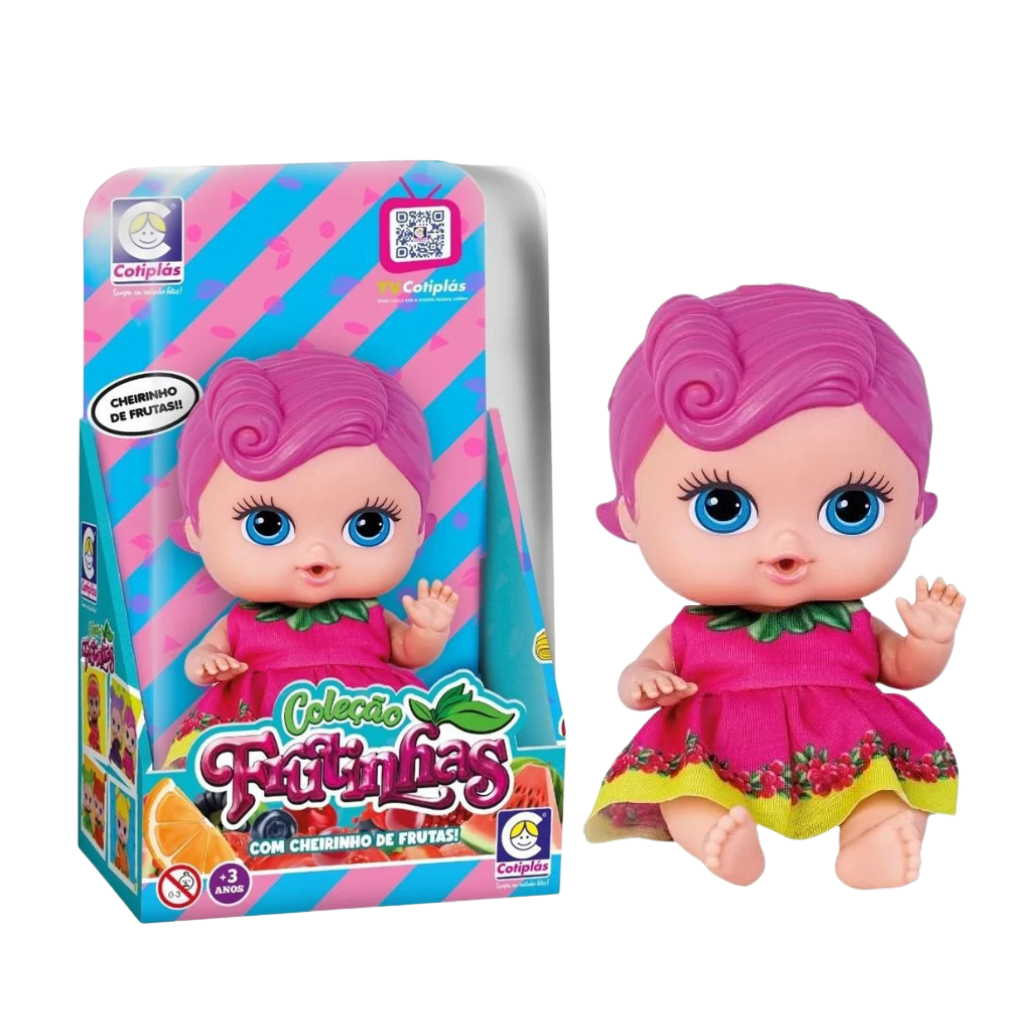 Boneca Frutinhas Groselha - Dani Brinquedos