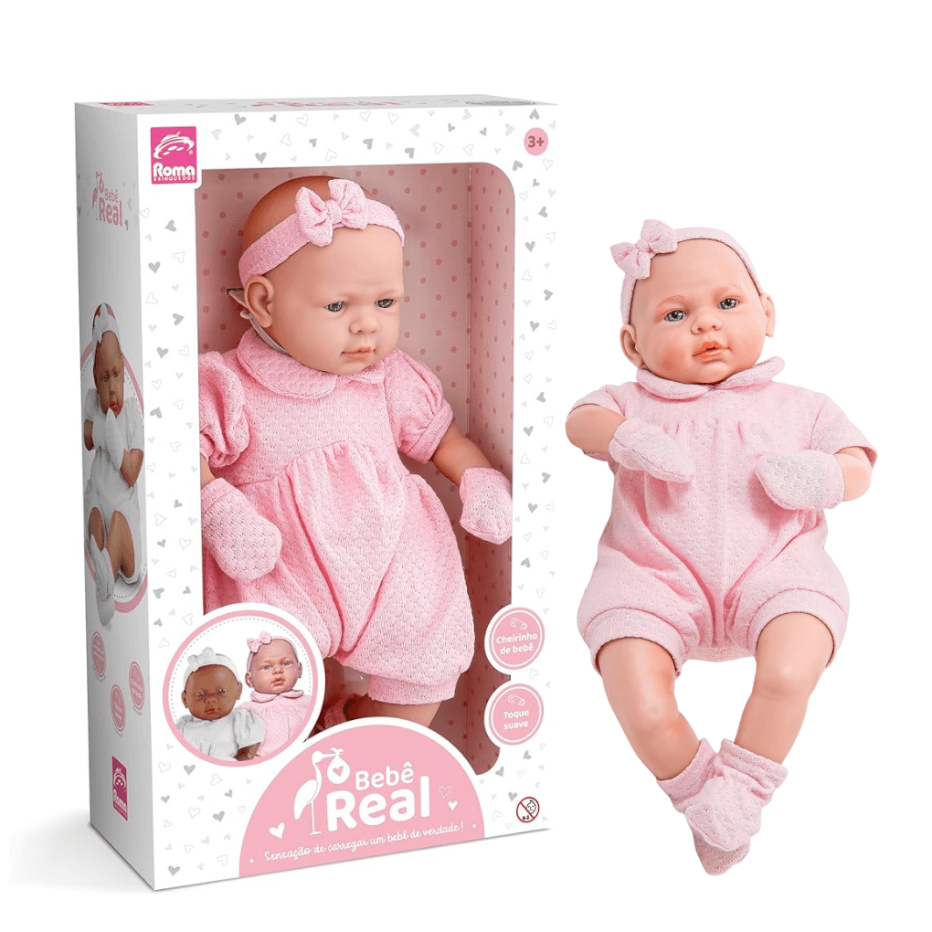 Boneca Bebê Real - Dani Brinquedos