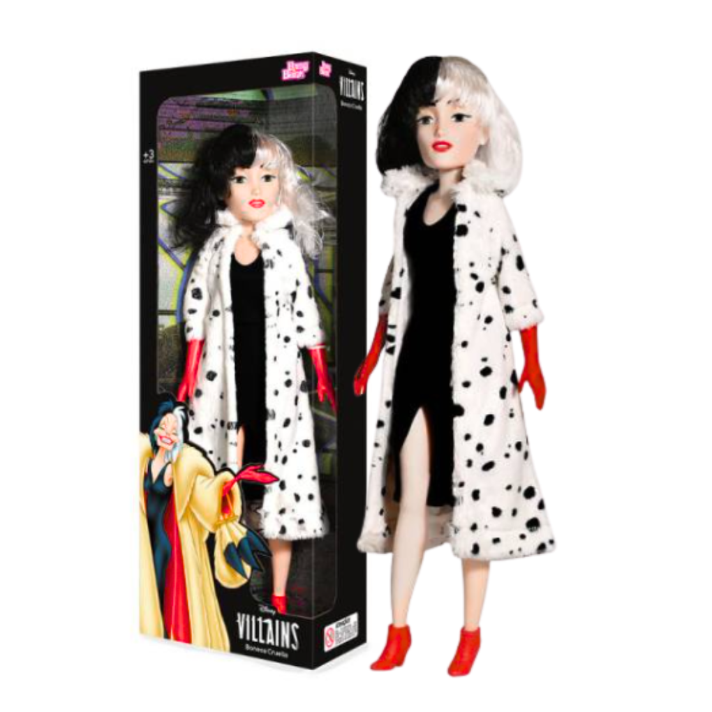 Boneca Vilãs Disney Cruella - Dani Brinquedos