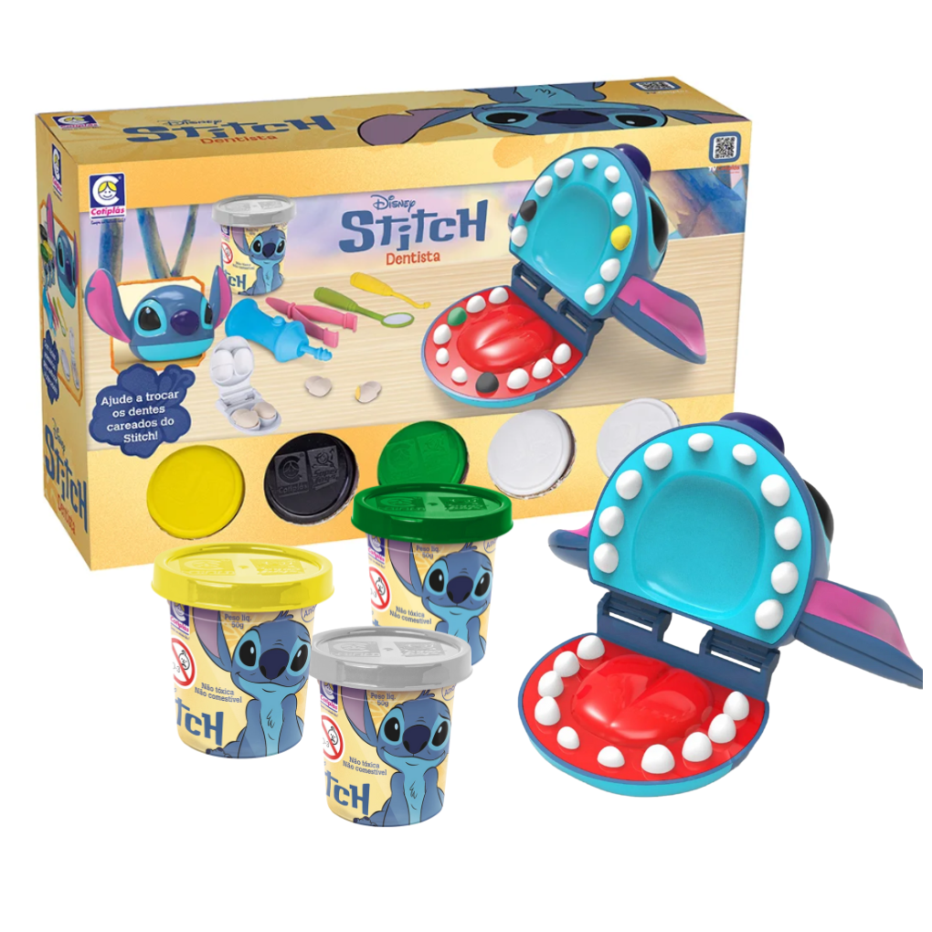 Brinquedo Stitch Dentista Disney - Dani Brinquedos