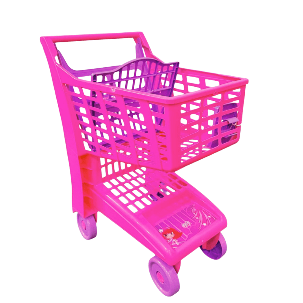 Carrinho de Supermercado Infantil Market Rosa - Dani Brinquedos