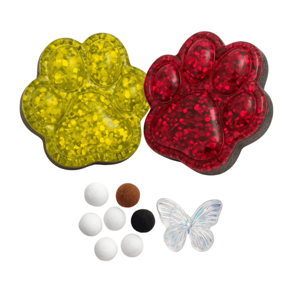 Tab Squishy Patinhas Glitter - Dani Brinquedos