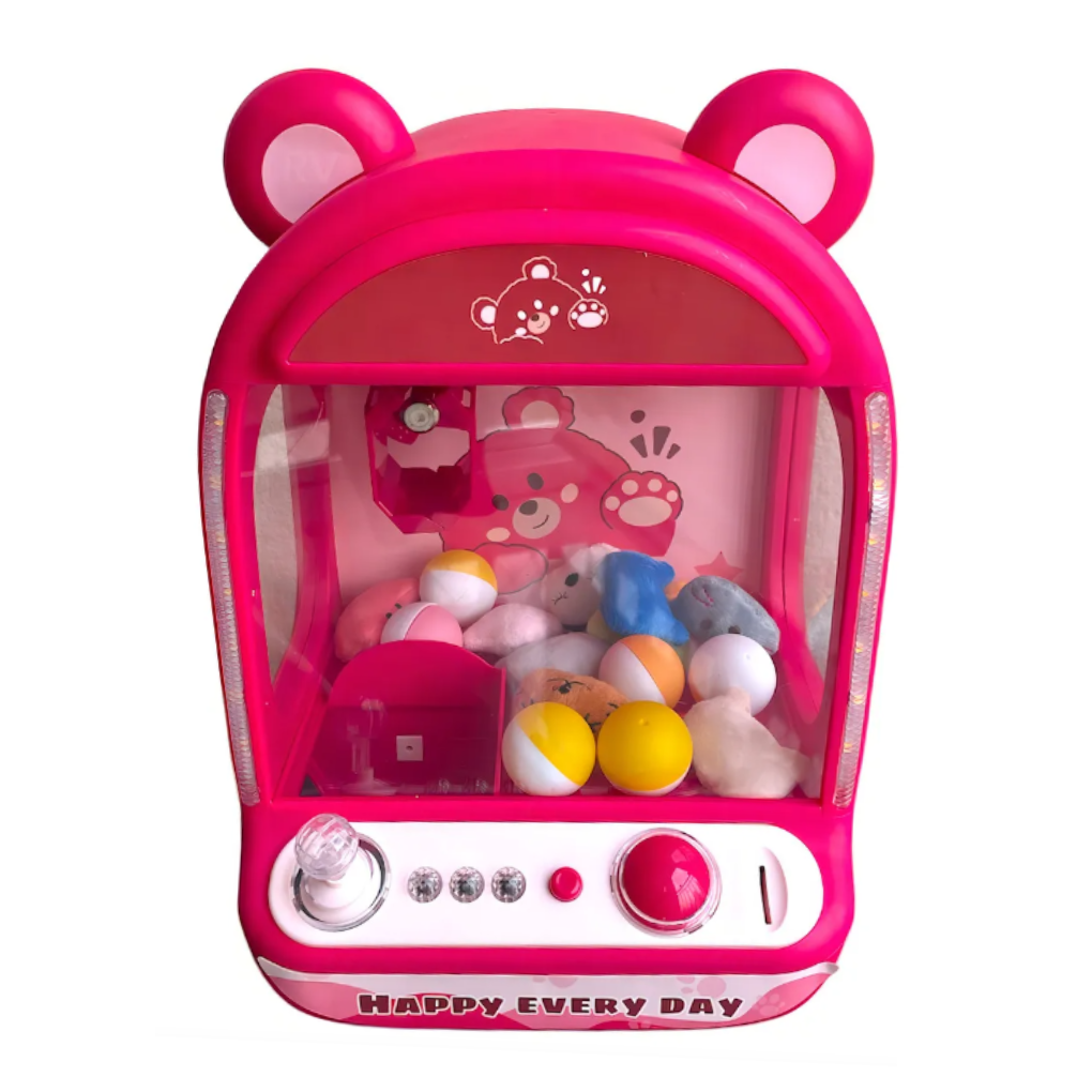 Máquina Pega Urso Pink - Dani Brinquedos