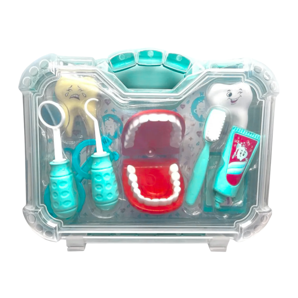 KIT MALETA DE DENTISTA INFANTIL - Dani Brinquedos