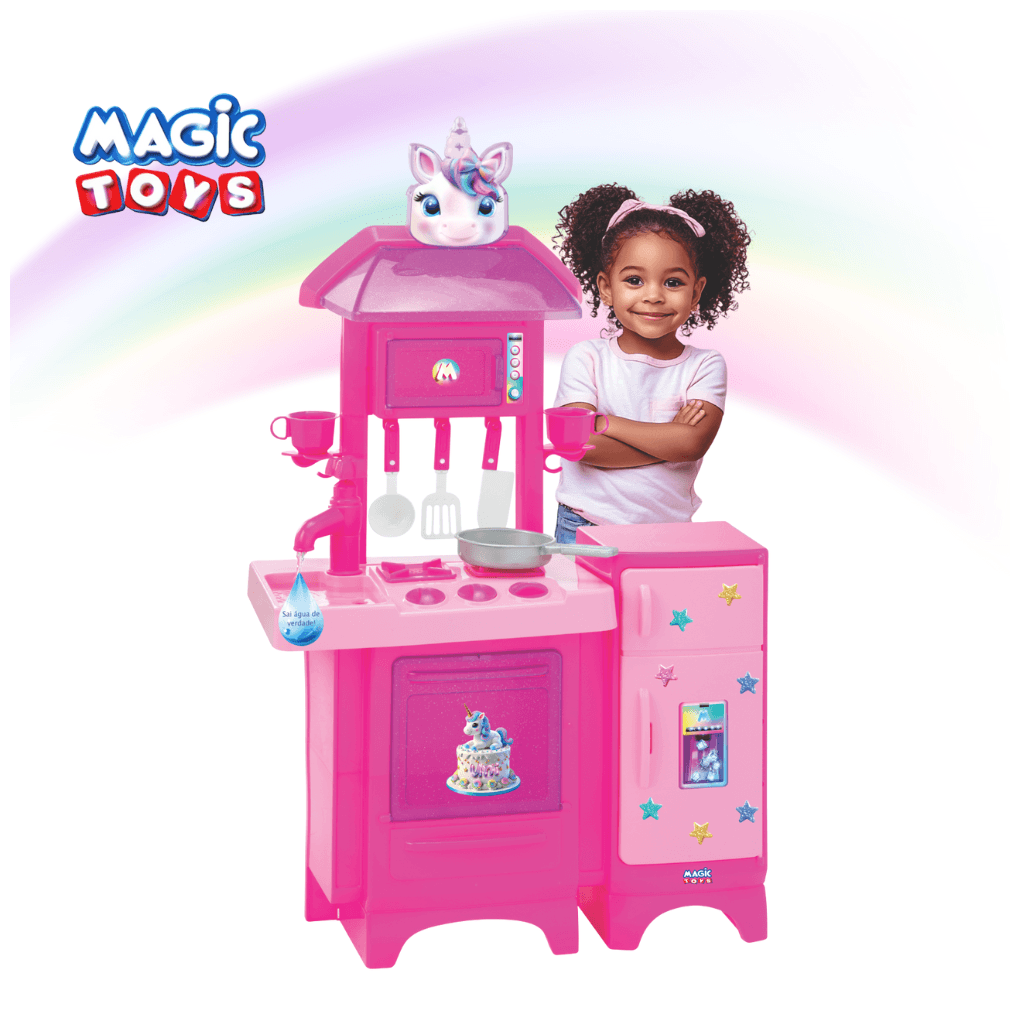  Cozinha Completa Unicórnio com Água - Dani Brinquedos