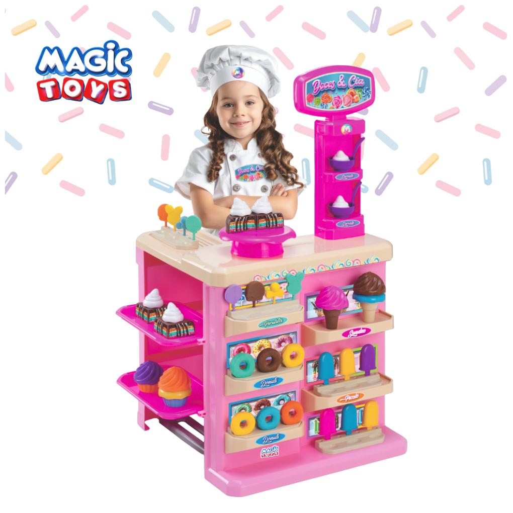 Conjunto Confeitaria e Doceria Doces & Cia - Dani Brinquedos