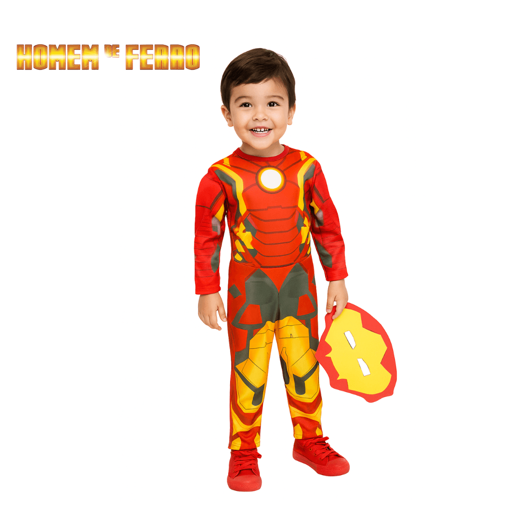 Fantasia Infantil Homem de Ferro - Dani Brinquedos