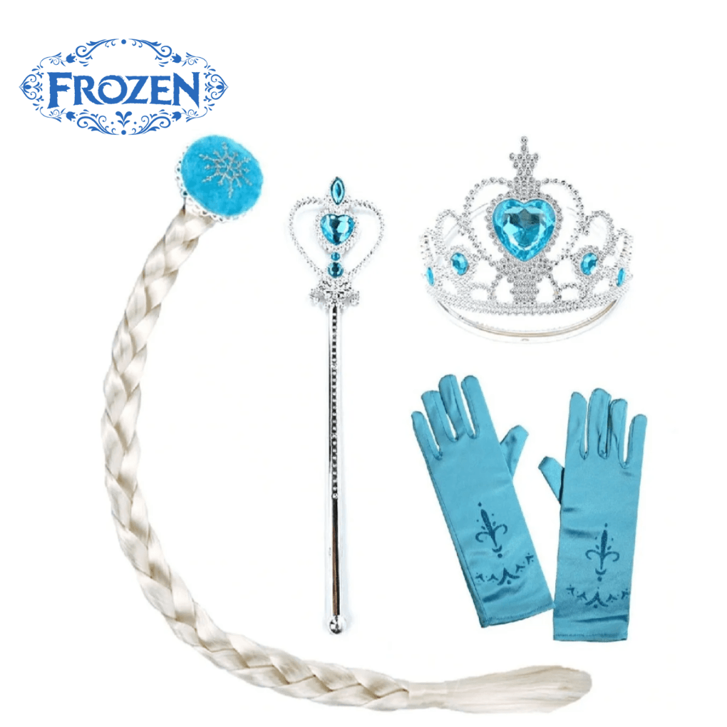 KIT ACESSORIOS FANTASIA FROZEN - Dani Brinquedos