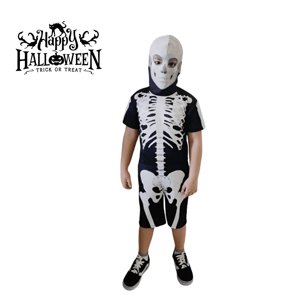  Fantasia Infantil Halloween Caveira – Esqueleto - Dani Brinquedos