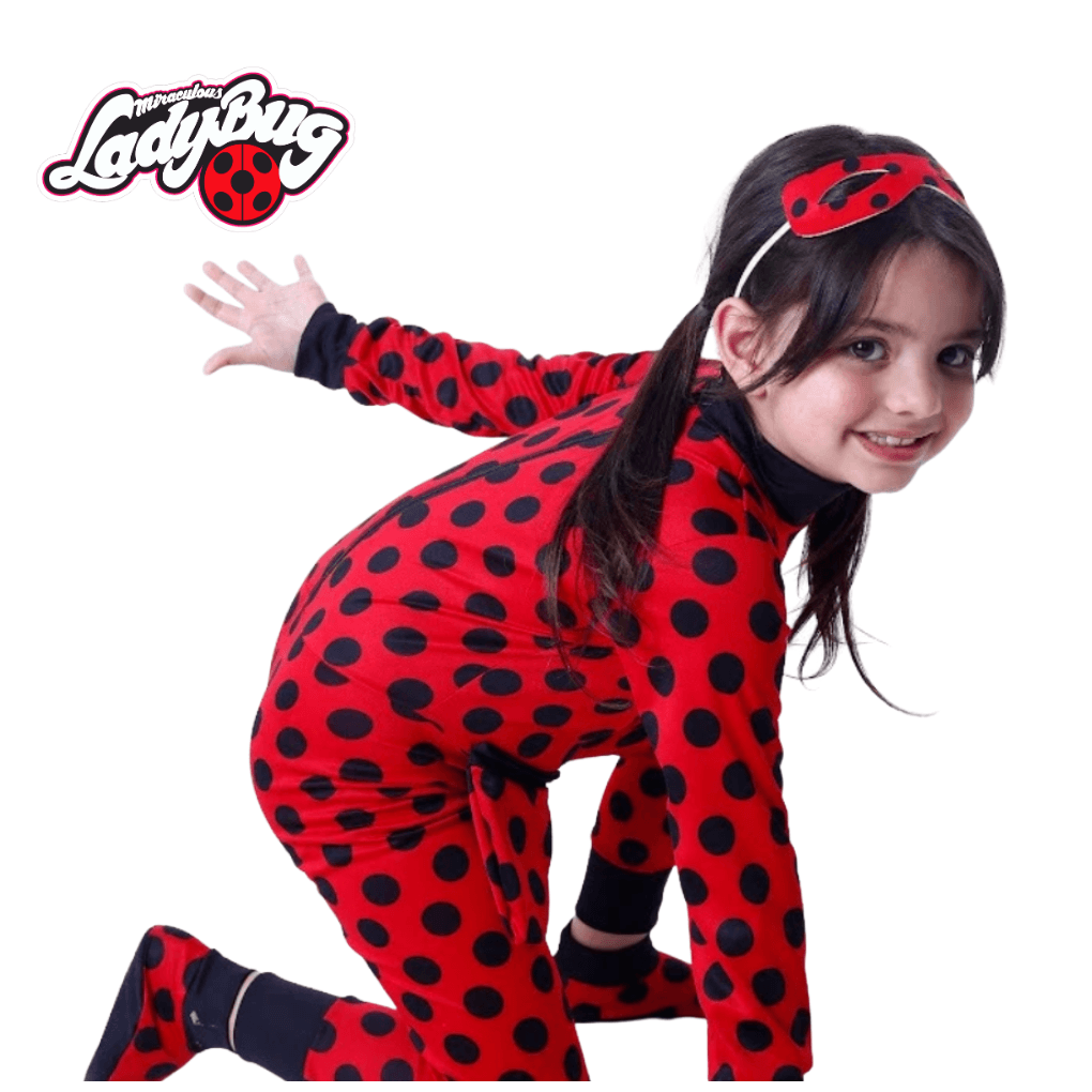 Fantasia Infantil Ladybug - Dani Brinquedos