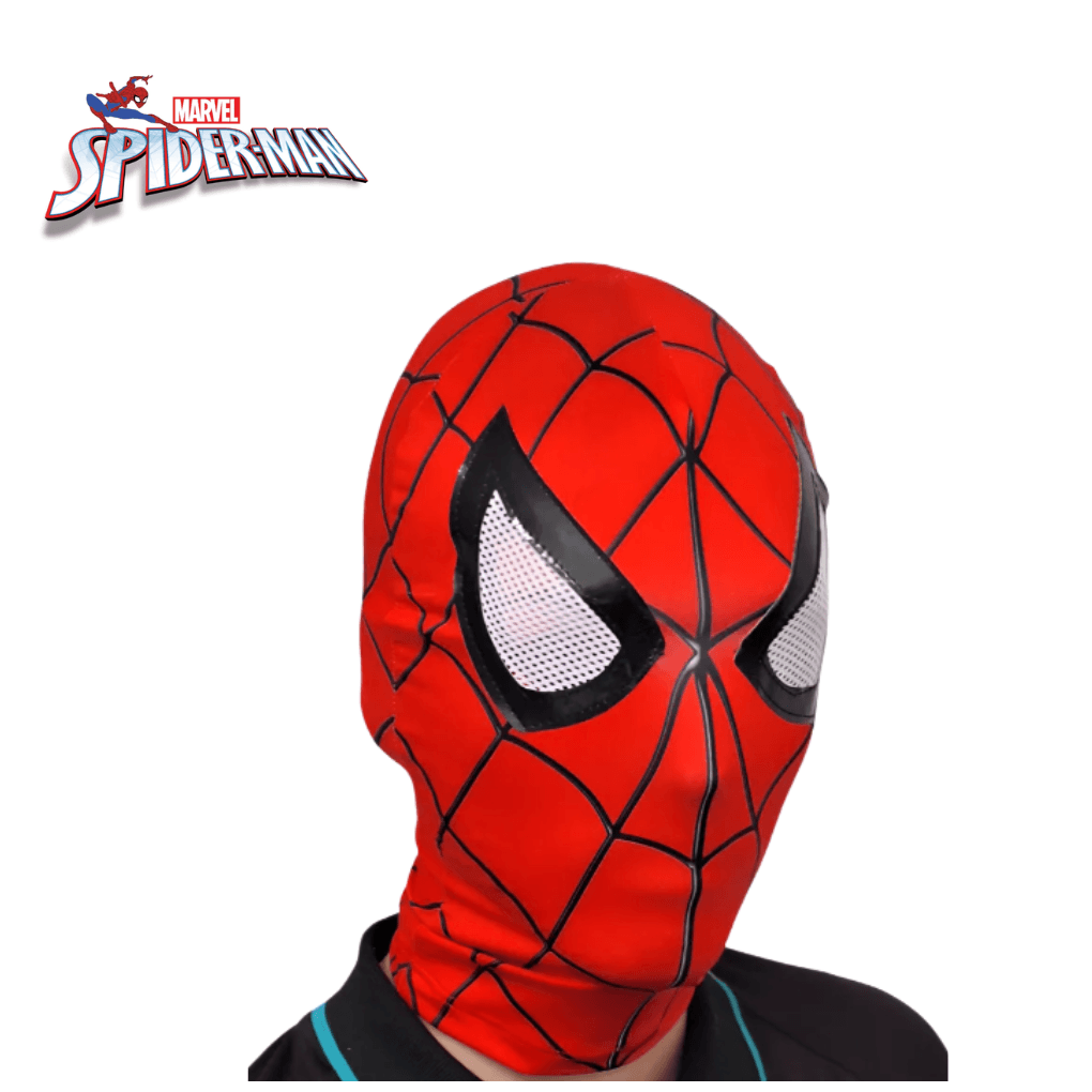 Máscara Tecido Capuz do Homem Aranha - Dani Brinquedos