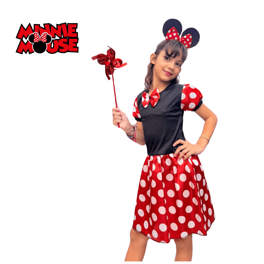  Fantasia Infantil da Minnie - Dani Brinquedos