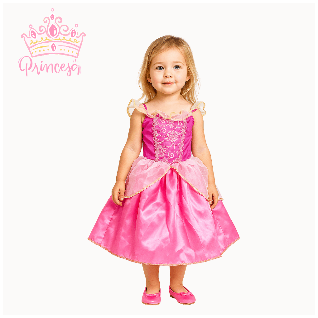 Fantasia Infantil Princesa - Dani Brinquedos