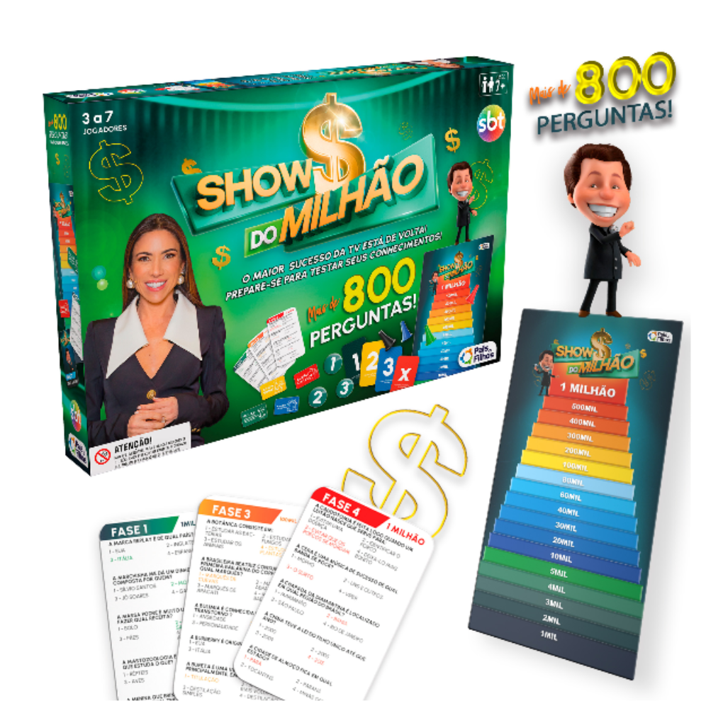 Jogo Show do Milhão - Dani Brinquedos