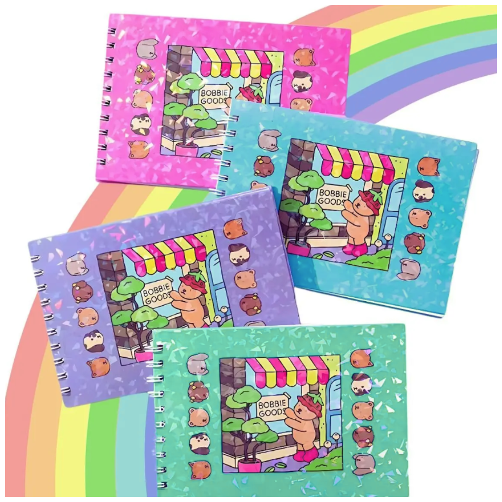 Livro De Colorir Bobbie Goods com capa holográfica... - Dani Brinquedos