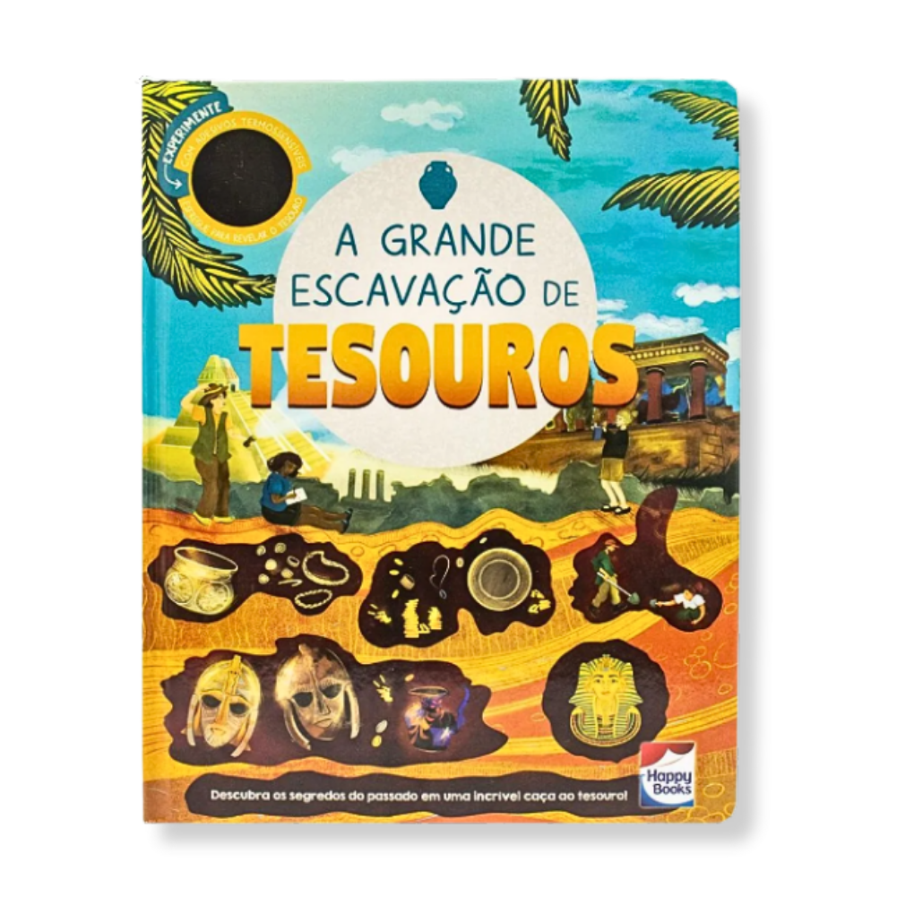  Livro A Grande Escavação de Tesouros - Dani Brinquedos
