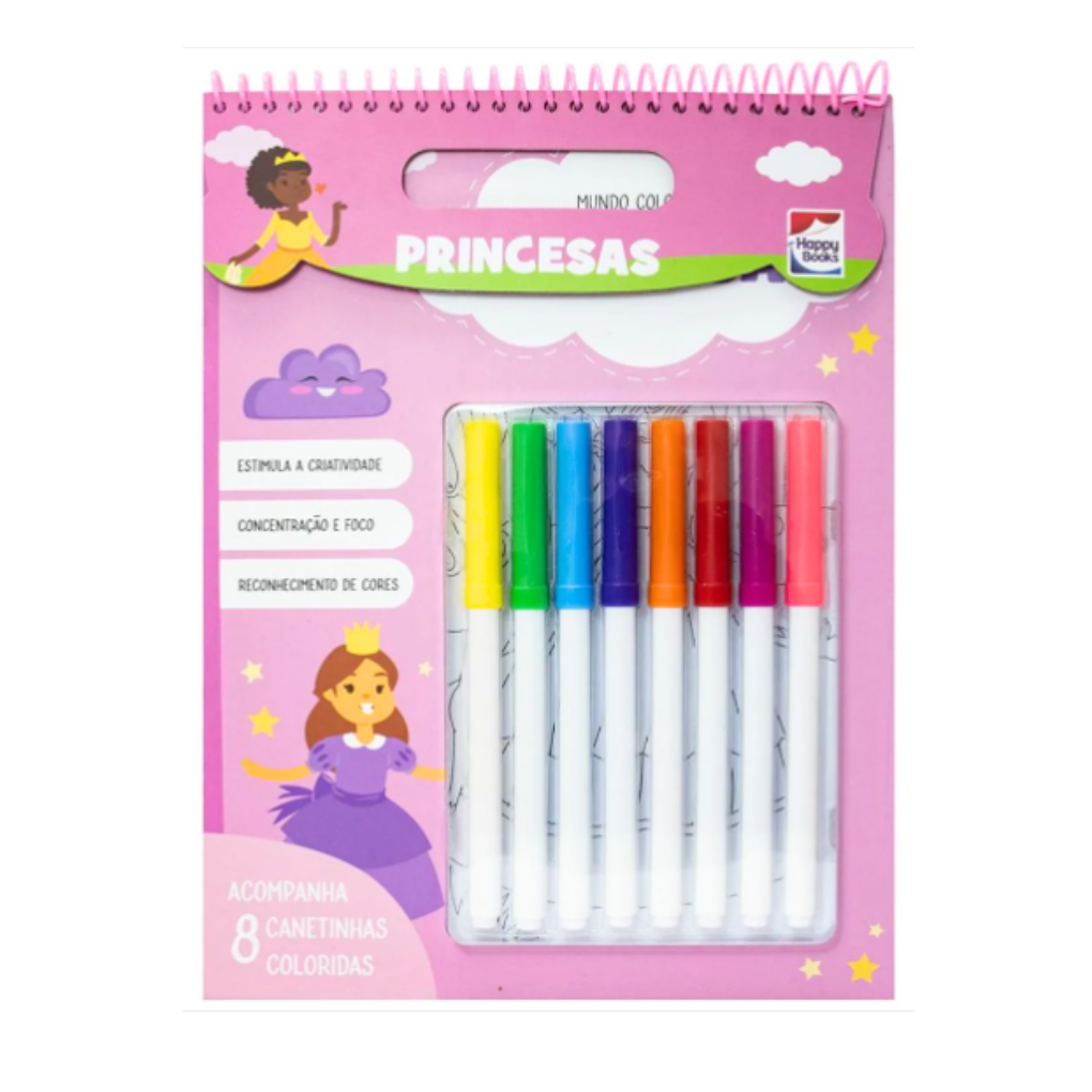 Livro de Colorir Princesas - Dani Brinquedos