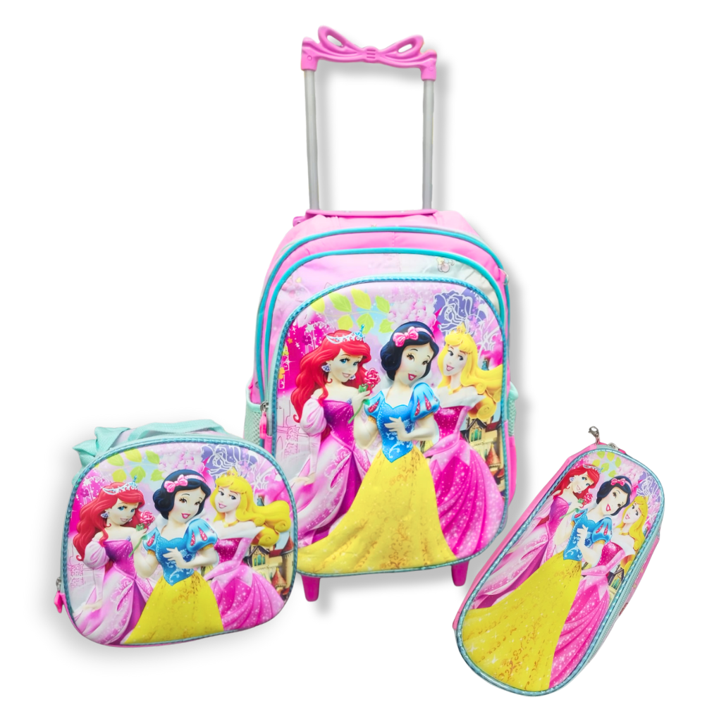 KIT ESCOLAR MOCHILA DE RODINHA , LANCHEIRA E ESTOJ... - Dani Brinquedos