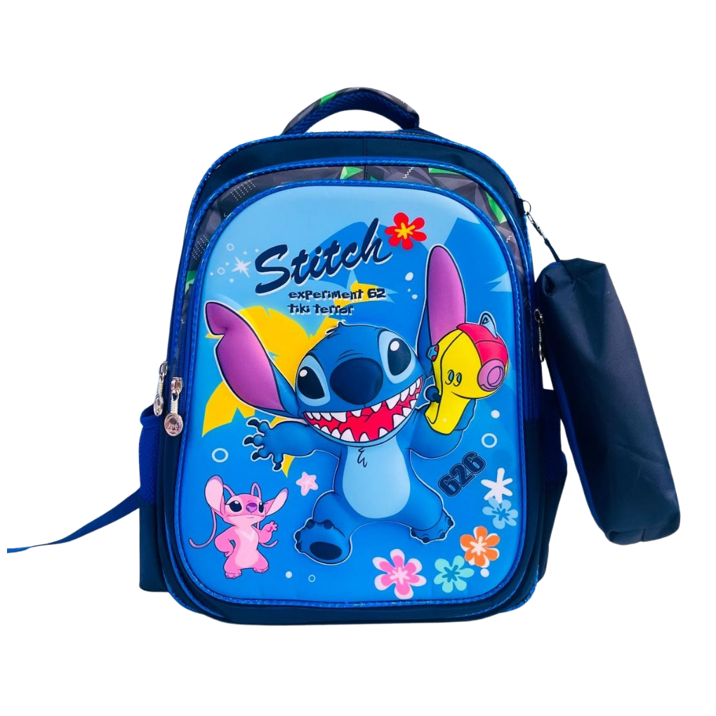 Mochila Escolar com Estojo - Stitch2 - Dani Brinquedos