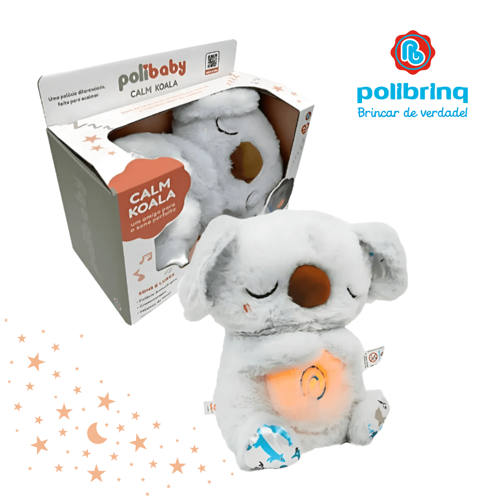  Pelúcia Calm Koala Som E Movimento De Respiração ... - Dani Brinquedos