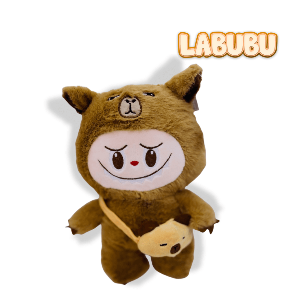 Labubu Pelúcia Capivara Vibes - Dani Brinquedos