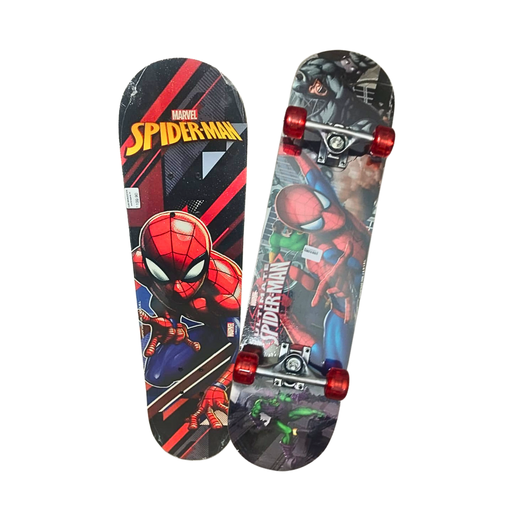 Skate Personagens Homem Aranha 80cm - Dani Brinquedos