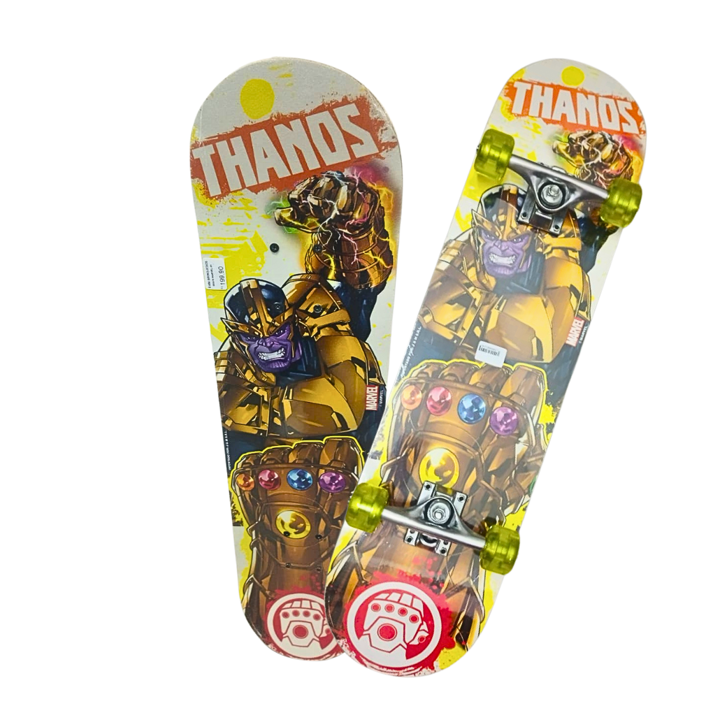  Skate Personagens Vingadores Thanos 80cm - Dani Brinquedos
