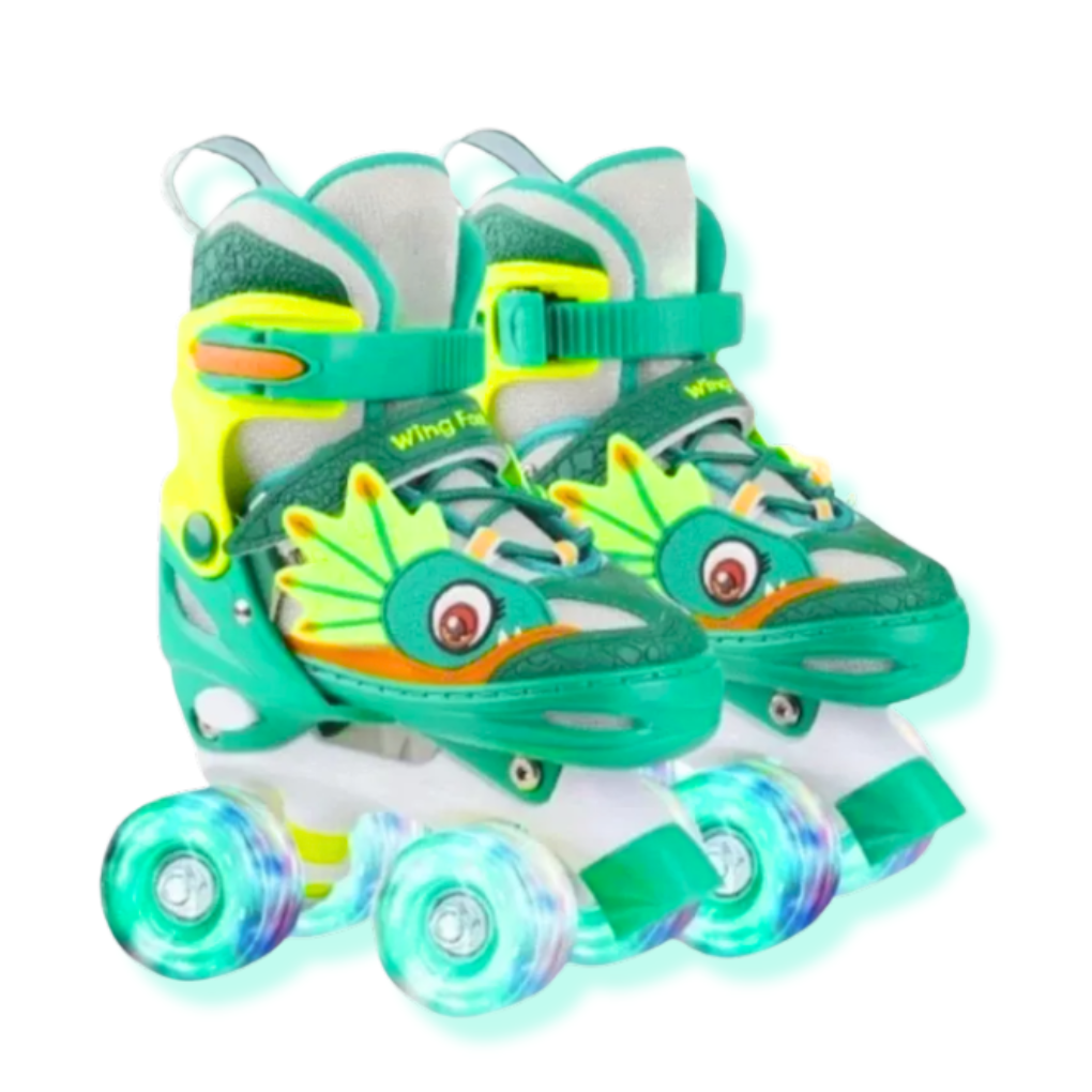 Patins Roller Dinossauro - Dani Brinquedos