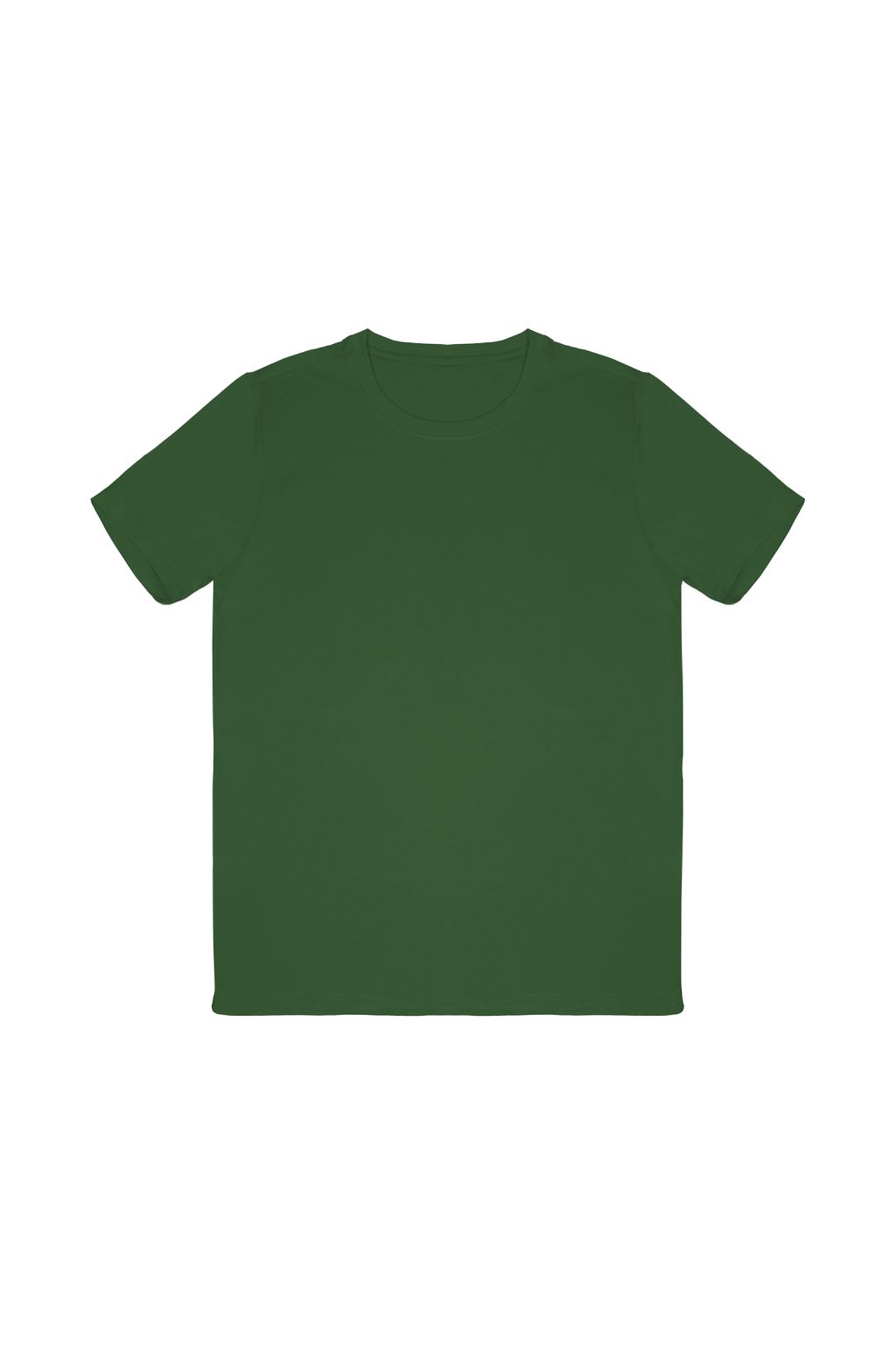 Camiseta Masculina Verde Militar Premium 95% Algod...