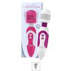 Massageador Varinha Magica Female Vibrators (AV002M) - Branco c/ Rosa 