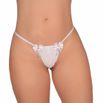 *Calcinha Purpurina Com Strass (CF604) - Branco