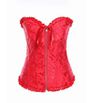 Corselet Tomara Que Caia C/ Ziper Fronta- (GS110004) - Vermelho