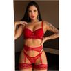 *Conjunto C/ Bojo e Cinta-Liga (GV4004). - Deluxe