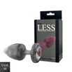 Plug de Plástico M Less Com Glitter (HA166) - Cromado